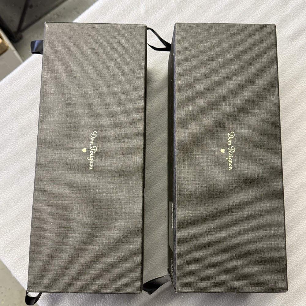 2 Empty Don Perignon Champagne Brut 2010 Empty Boxes