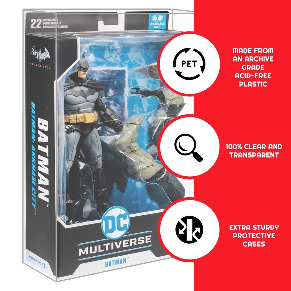 EVORETRO Display Protector Case for McFarlane DC Multiverse BAF Action Figure...