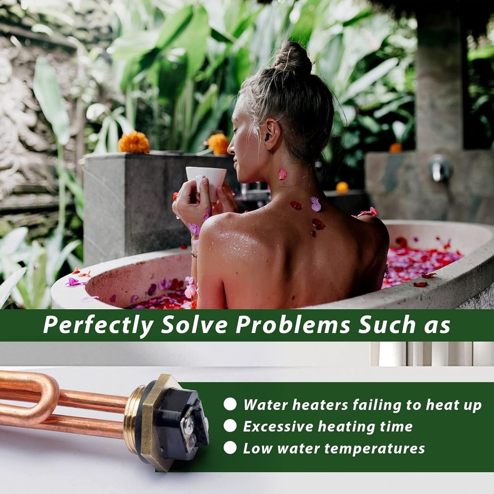 Efficient 2-Pack Water Heater Elements for Ecosmart & Rheem Models - HE 55220