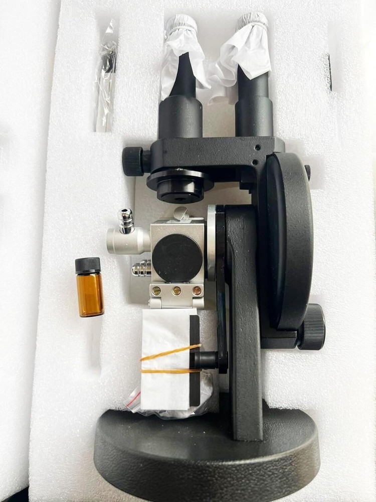Binocular Abbe Refractometer Digital Abbe Refractometer with 1.3000-1.7000 nD