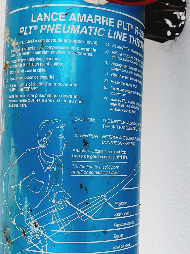 RESTECH R-230 LANCE AMARRE PLT Pneumatic Line Thrower