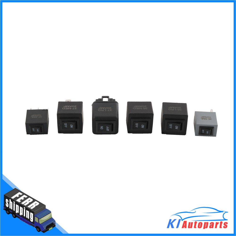 6 Piece 9038 Fuel Pump Relay Bypass Master Kit