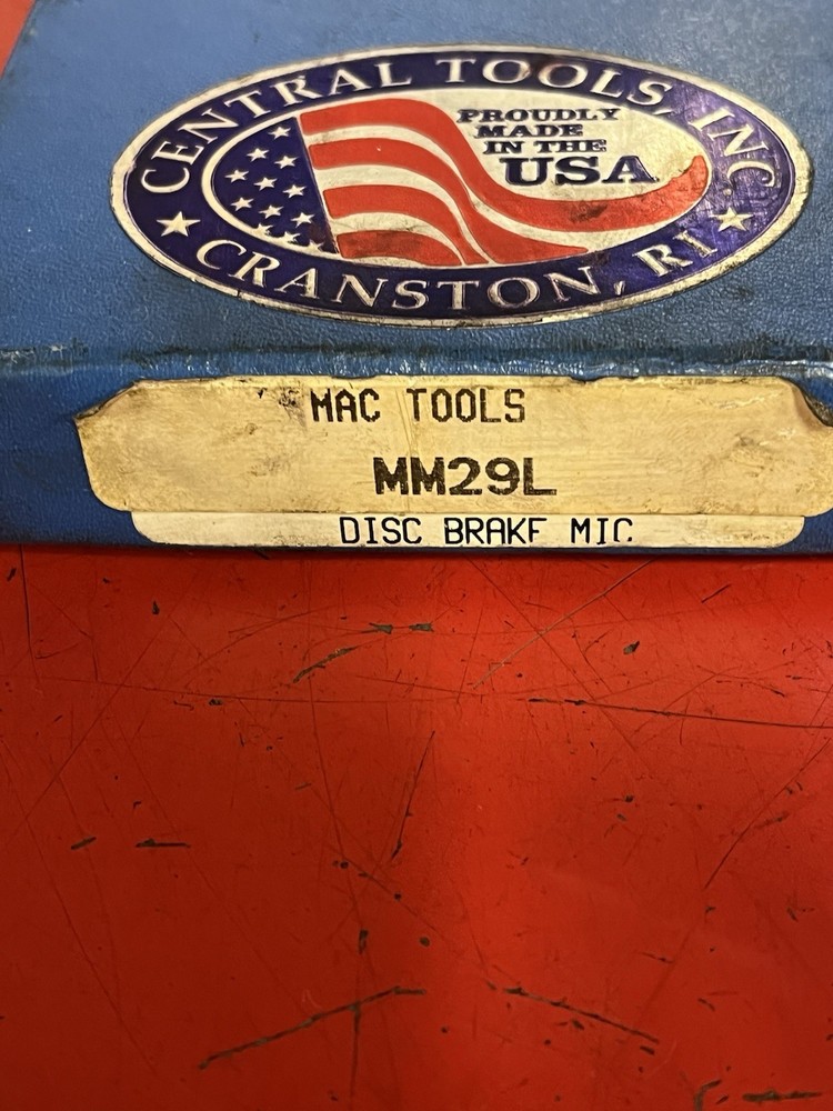 Central Tools Micrometer Mac Tools MM29L