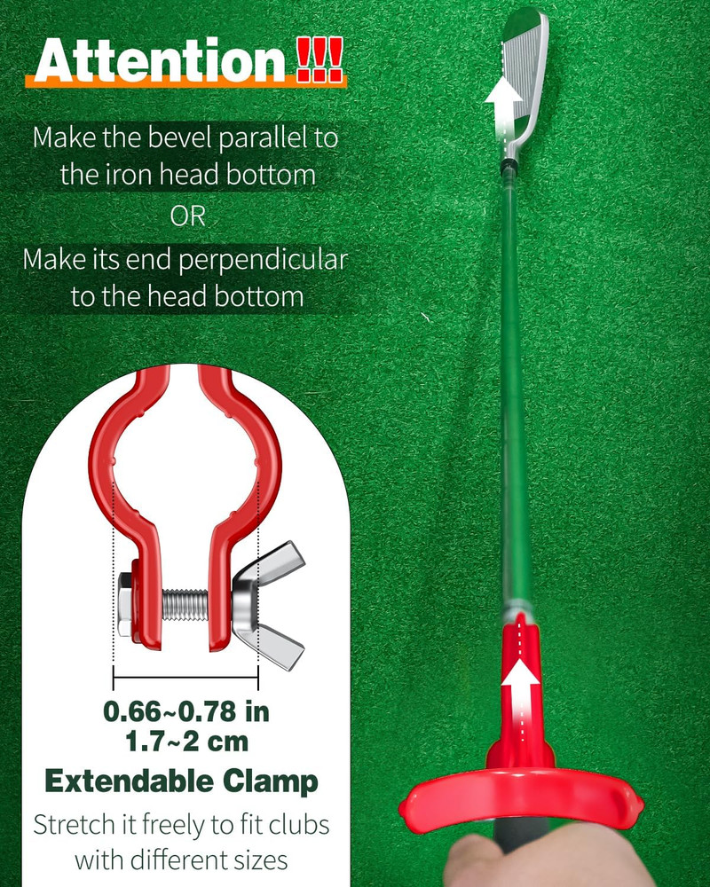 Golf Swing Training Aid Wrist Hinge Corrector Arm Posture Trainer Tool Beginners