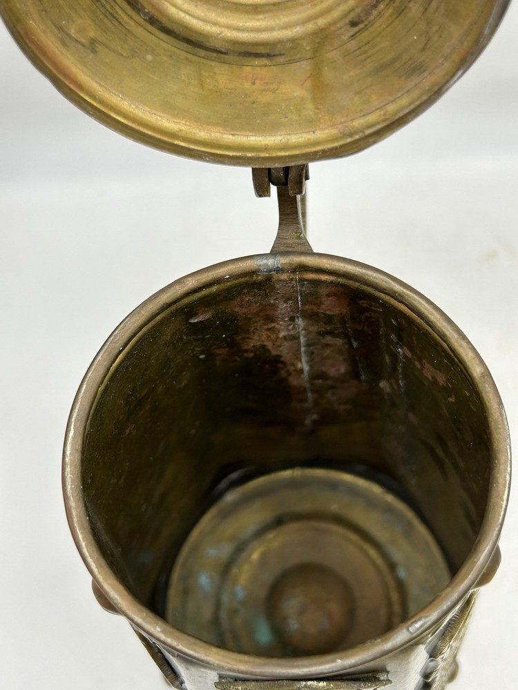Large Moroccan Brass Copper Coffee Tea Pot