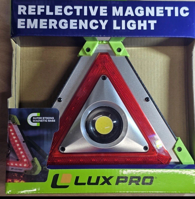 Lux Pro Triangle Reflective Emergency Magnetic Light New