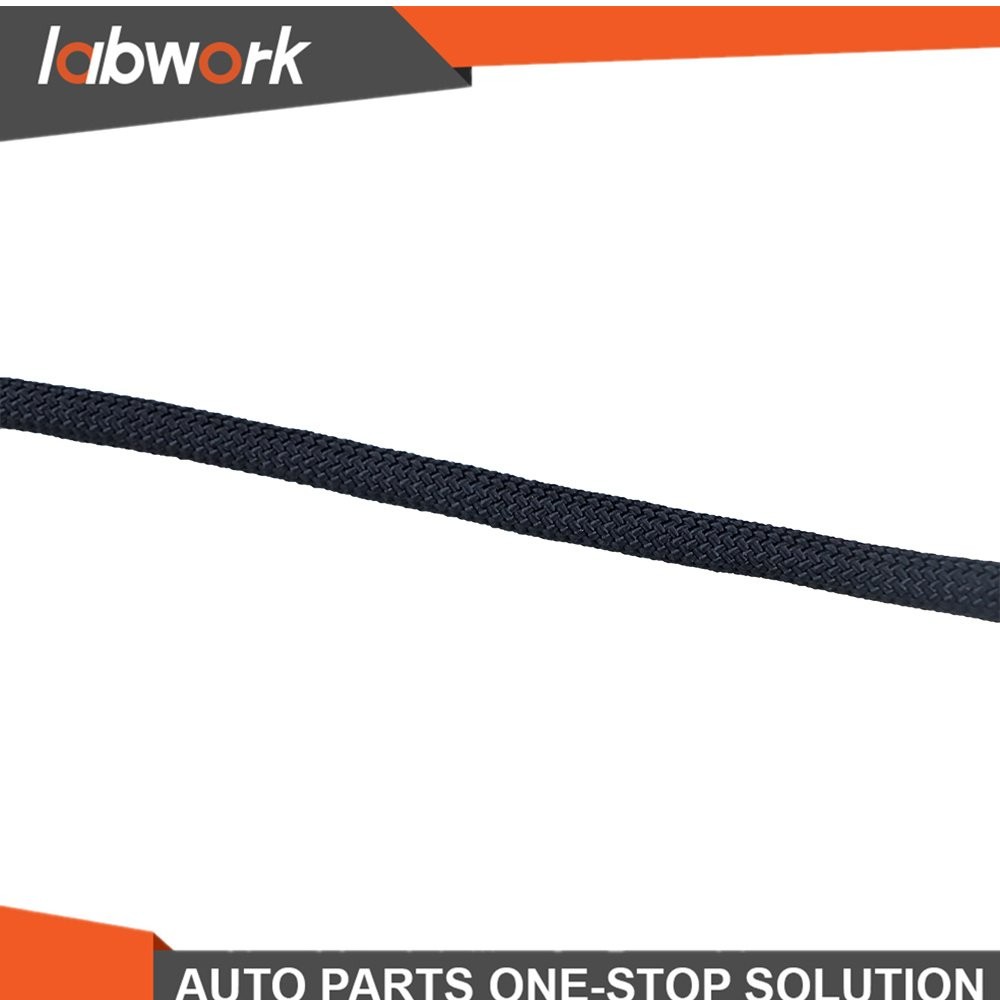 Black High Strong Pulling Braided Polyest Rope 3/8" × 100' 3520Lbs Rope