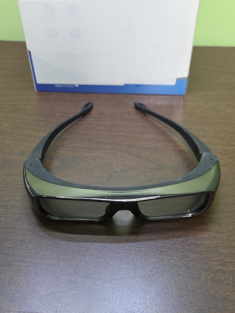 2 Sony TDG-BR100 3D Glasses Black Untested