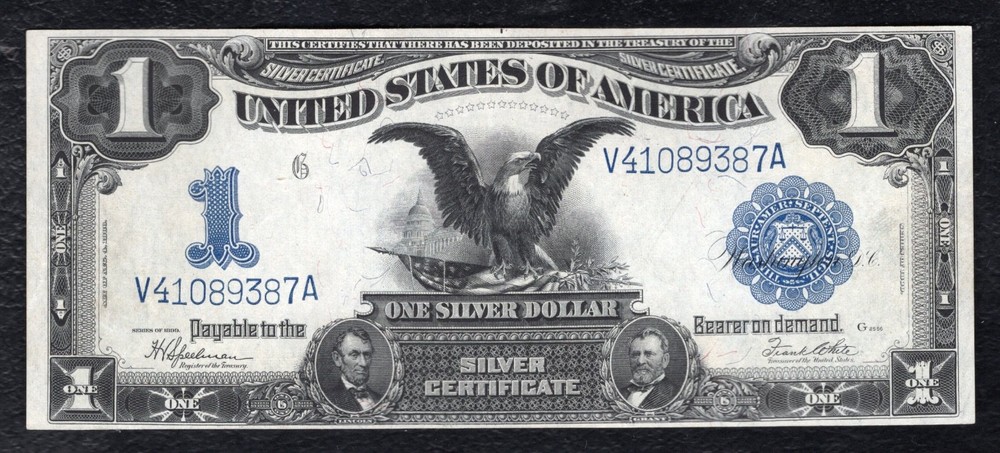 FR. 236 1899 $1 ONE DOLLAR “BLACK EAGLE” SILVER CERTIFICATE CHOICE UNCIRCULATED