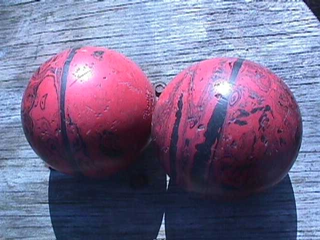 Ebonite Tornado Duckpin Bowling Balls