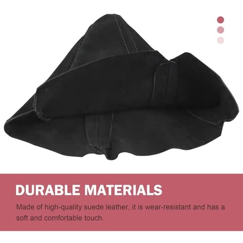 Car Shift Boot Cover, Suede Leather Manual Automatic Shift Black/Black Line