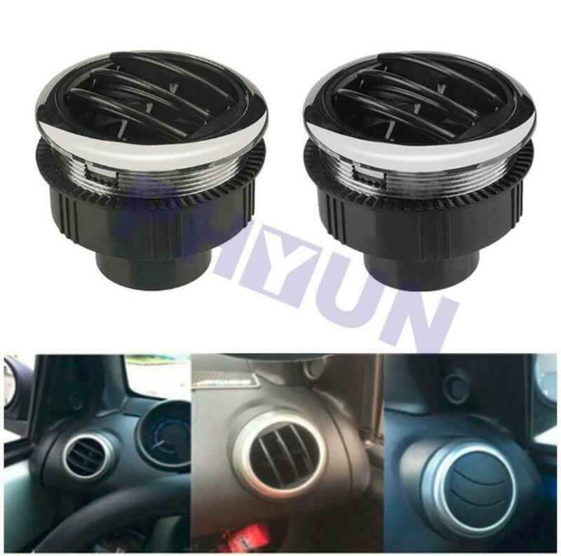 2Pcs 75mm Round Interior A/C Air Conditioning Outlet Vent For RV Bus Car Boat