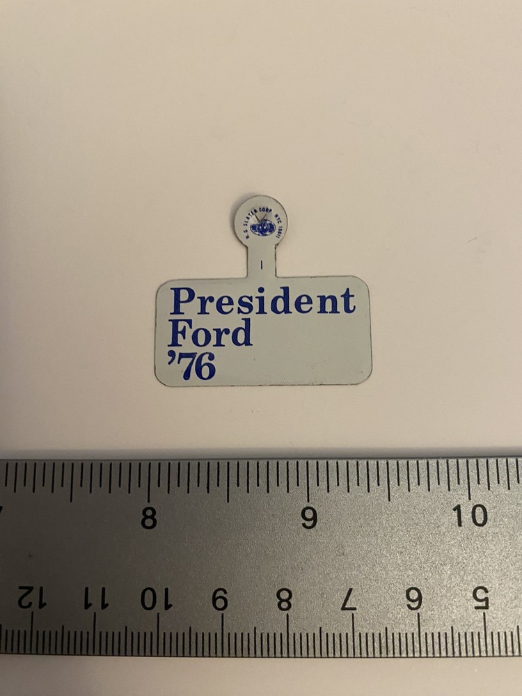 President Ford ‘76 Tab Fold Over Button P125