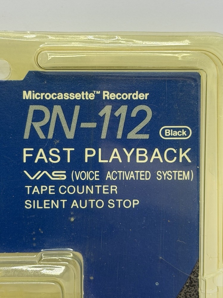 Panasonic RN-112 Microcassette Voice Recorder Fast Playback VAS P103