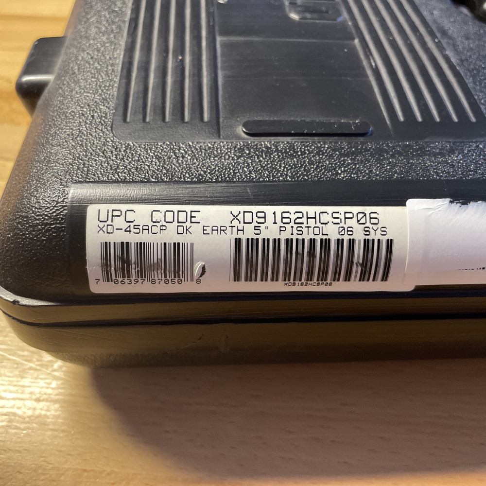 Springfield Armory XD45 Gun Storage Case Plus Xtra