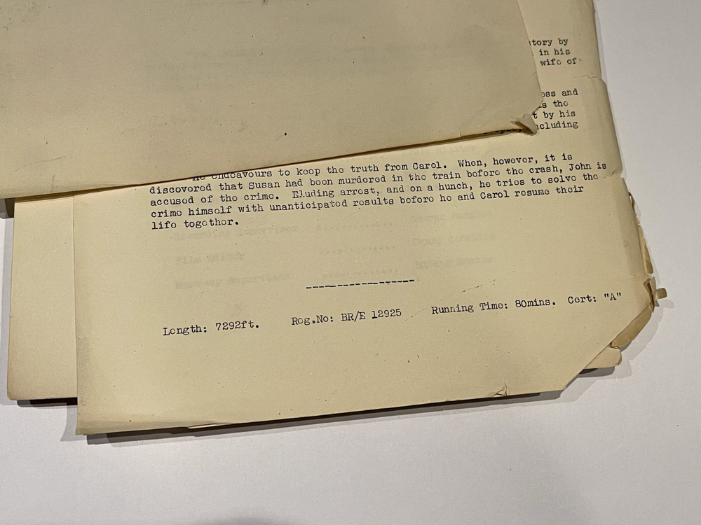 THE INTERRUPTED JOURNEY MOVIE SCRIPT