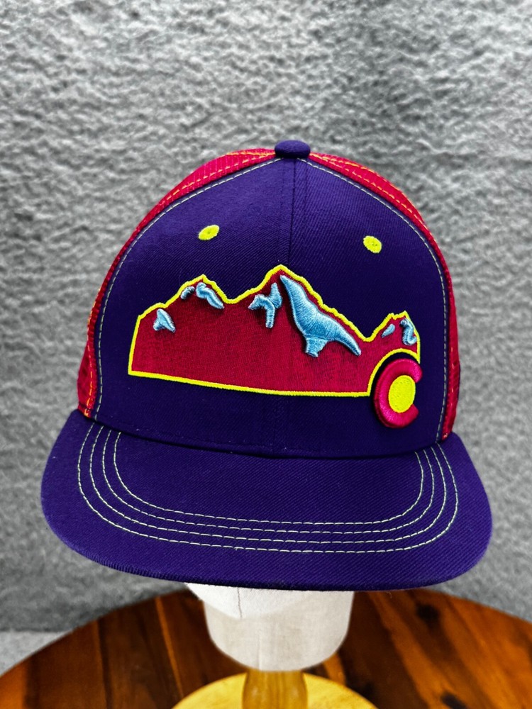 Colorado Aksels Mesh Snapback Colorblock Baseball Mesh Back Hat Cap Adjustable