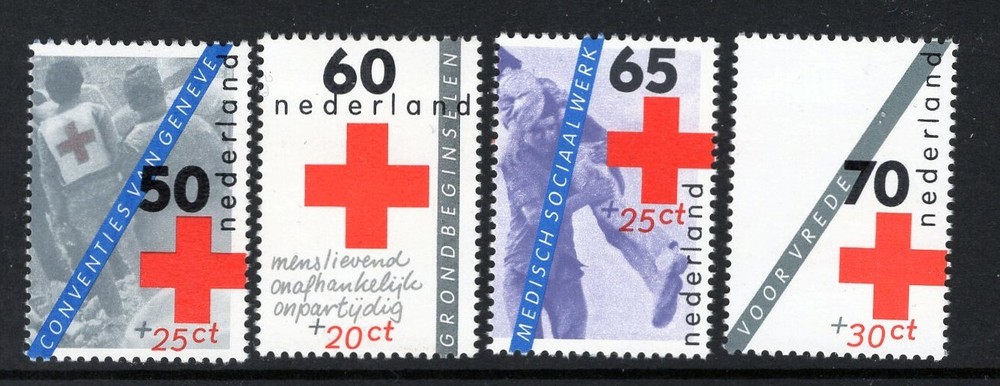 Netherlands 1983 RED CROSS WORKERS SC B589-92 MNH