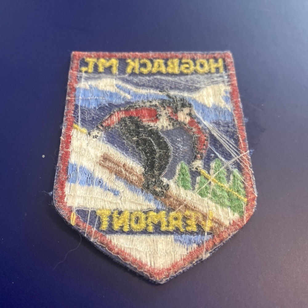 VTG HOGBACK MOUNTAIN Vermont Sew On Ski Patch