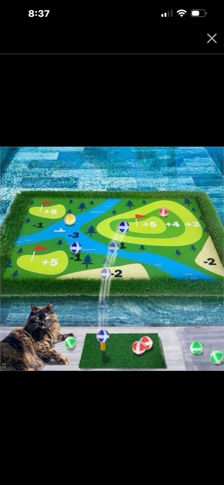 Cupohus Floating Golf Green for Pool,Golf Putting Green for Pool Set Includes...