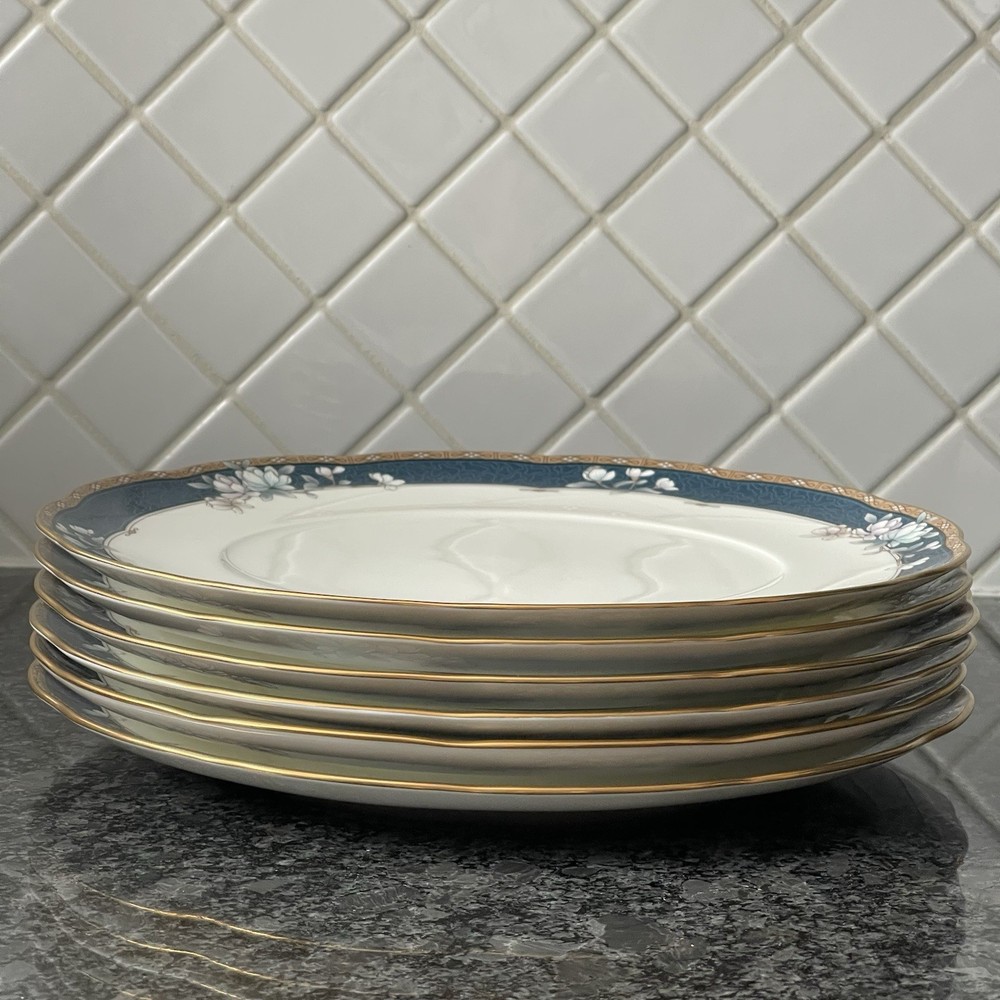 Noritake Sandhurst 6 Dinner Plates 10 5/8"