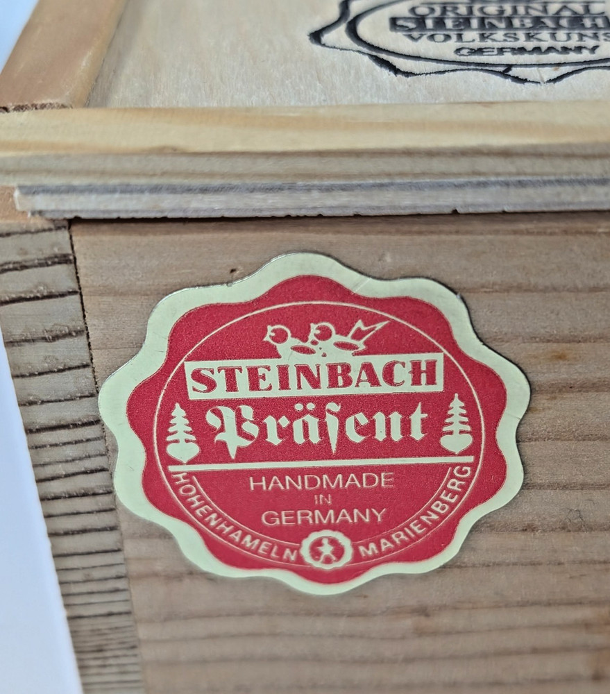 Steinbach 5" Mini Nutcracker "JESTER" w Box Germany 2874/10000 & Mini Nutcracker