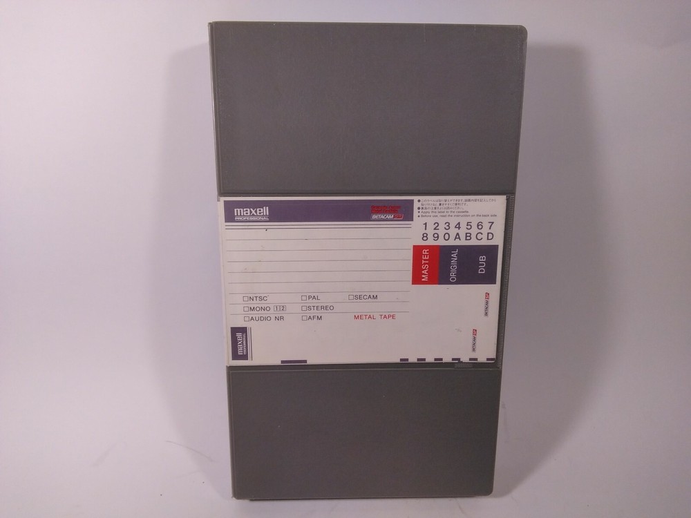 Digital Betacam Video Cassettes.