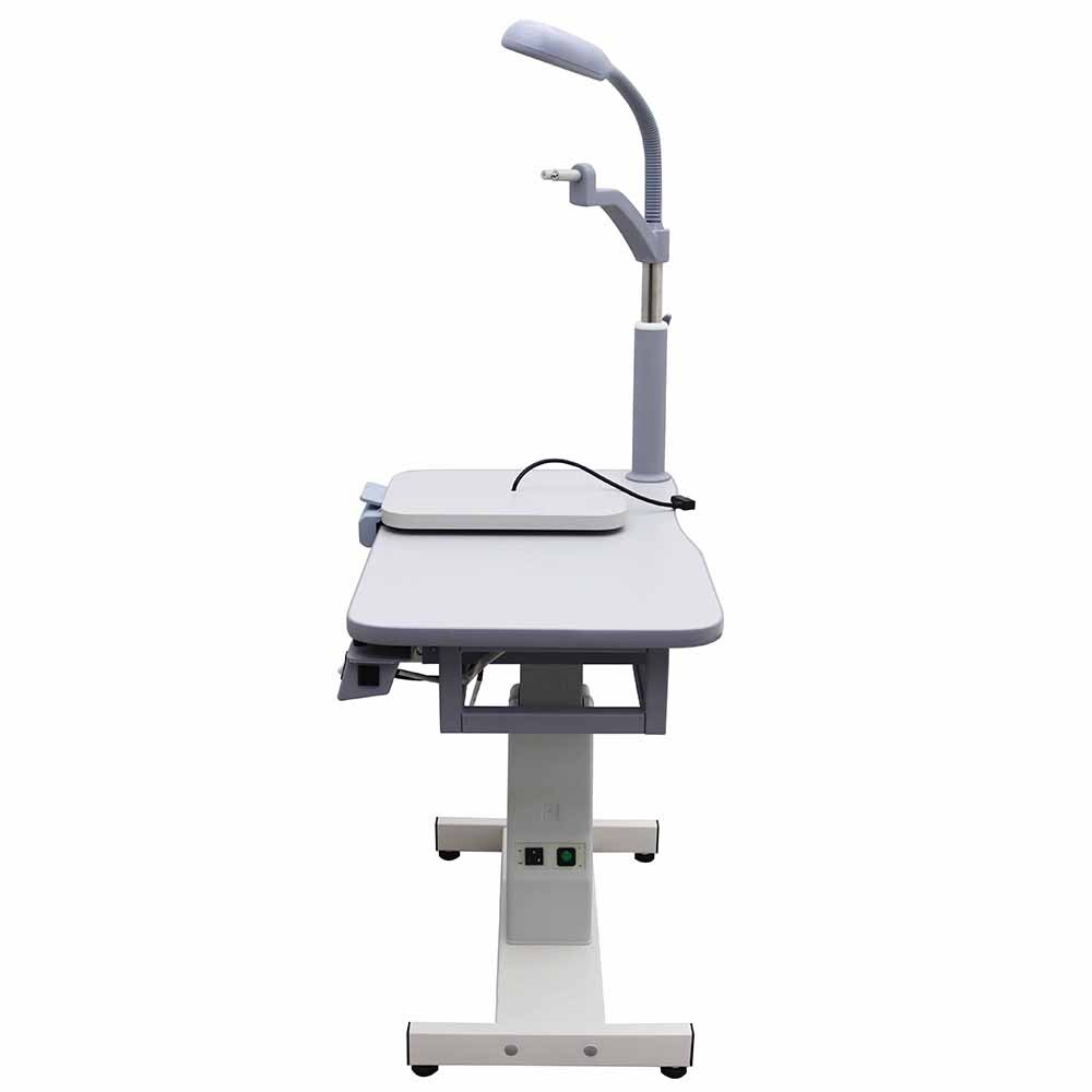 Auto Optical Optometry Table Eyeglass Test Adjustable Height 110V Load 165lbs