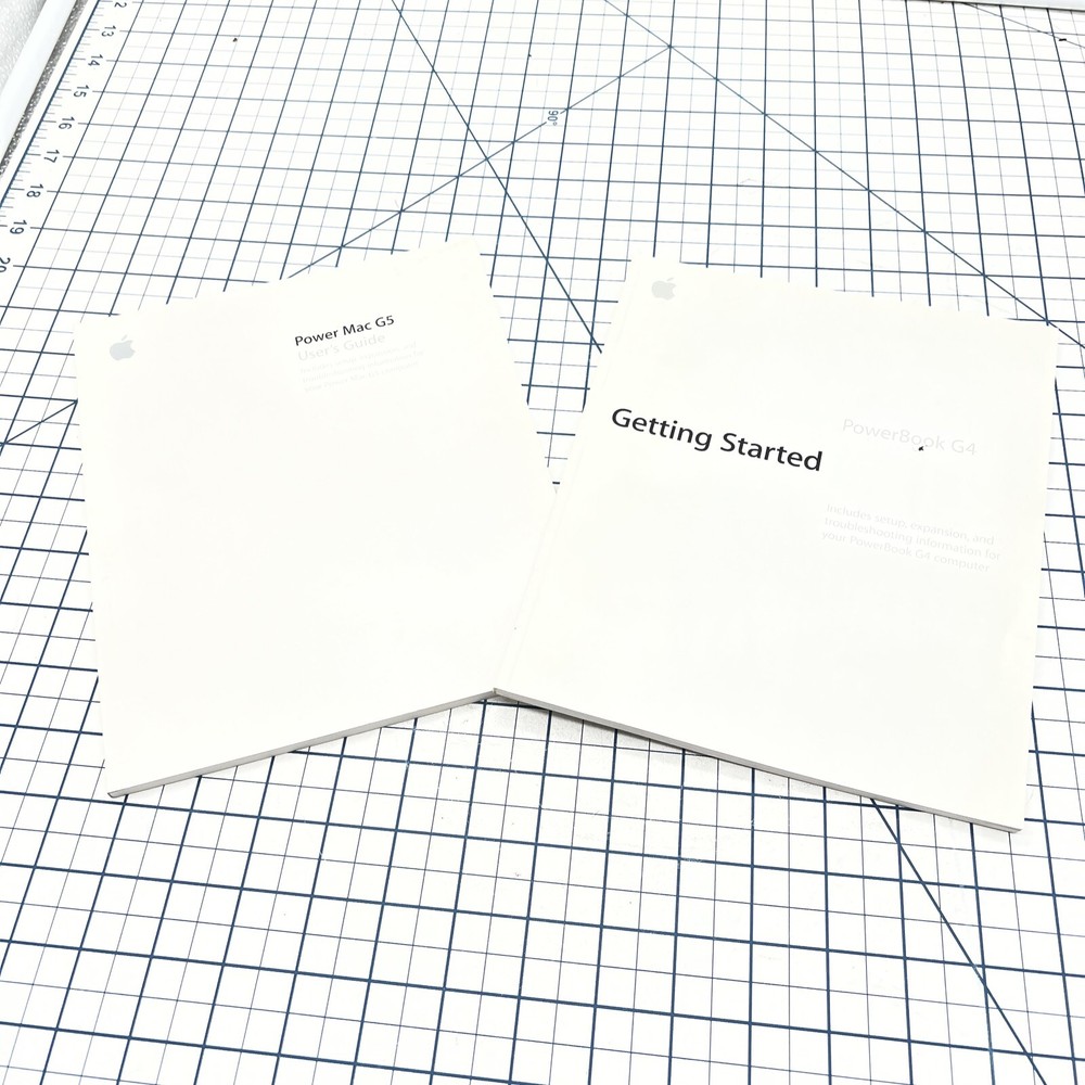 (2) Apple Computer Manuals PowerBook G4 Getting Started Power Mac G5 User Guide
