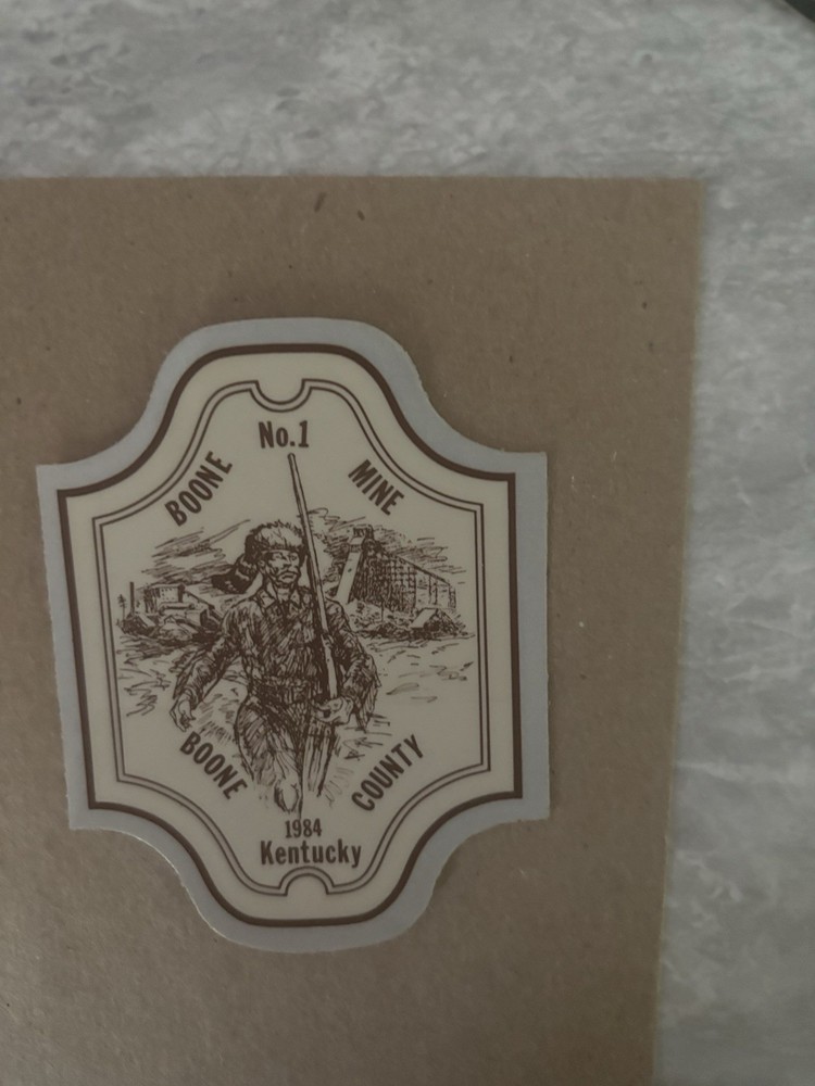 Coal mining stickers, nice older coal company