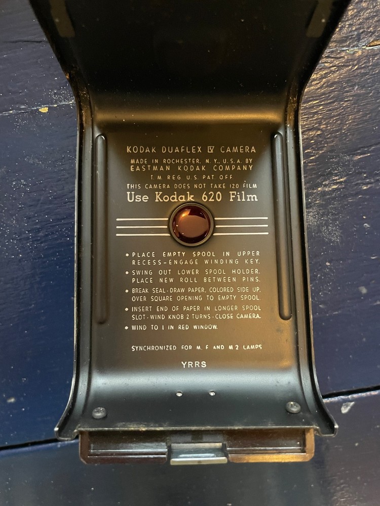 Kodak Duaflex IV Box Camera with Manual - UNTESTED