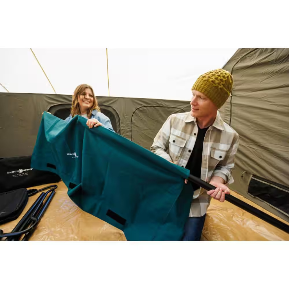 Large Portable Bunkable Green Cot System