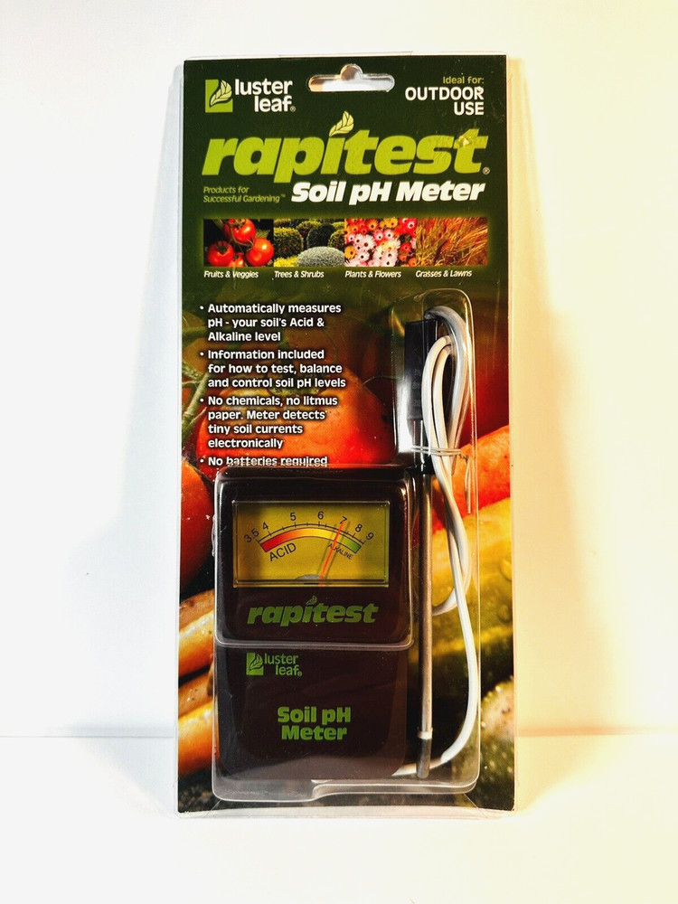 Luster Leaf Prod Inc 1840 Rapitest Soil PH Meter
