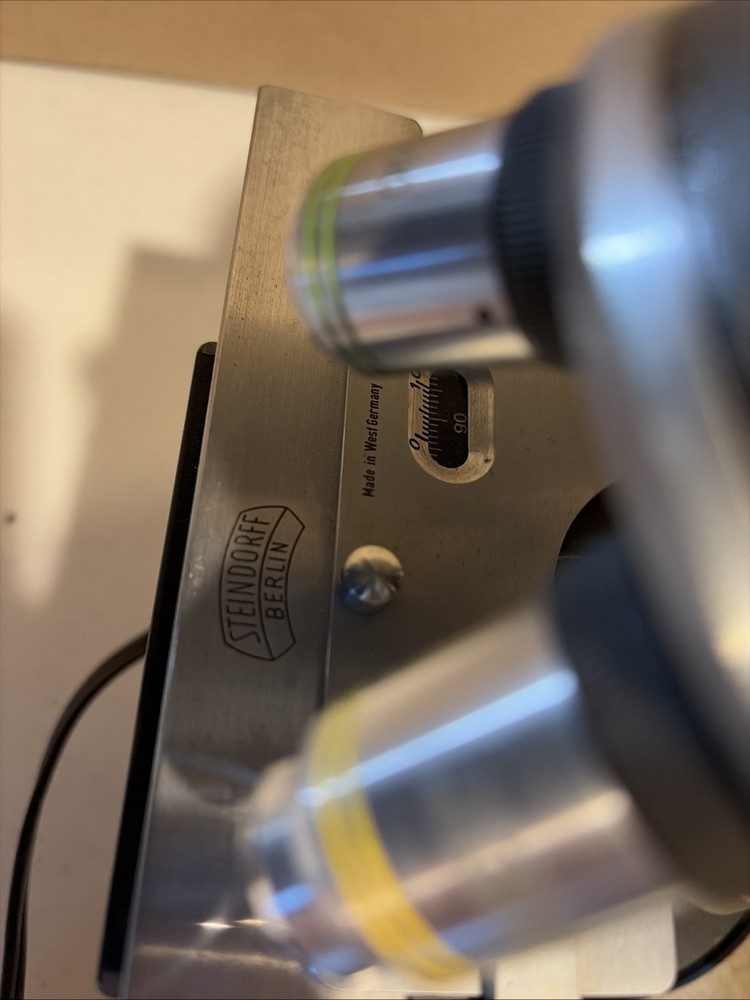 Vintage Steindorff Berlin Monocular Microscope Tested