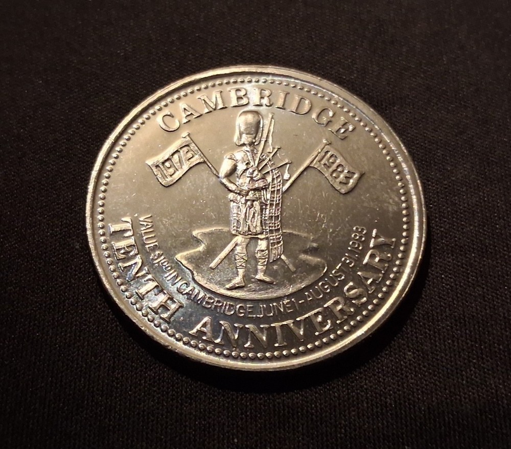 1983 Cambridge, ON Trade Dollar - 10th Anniv.