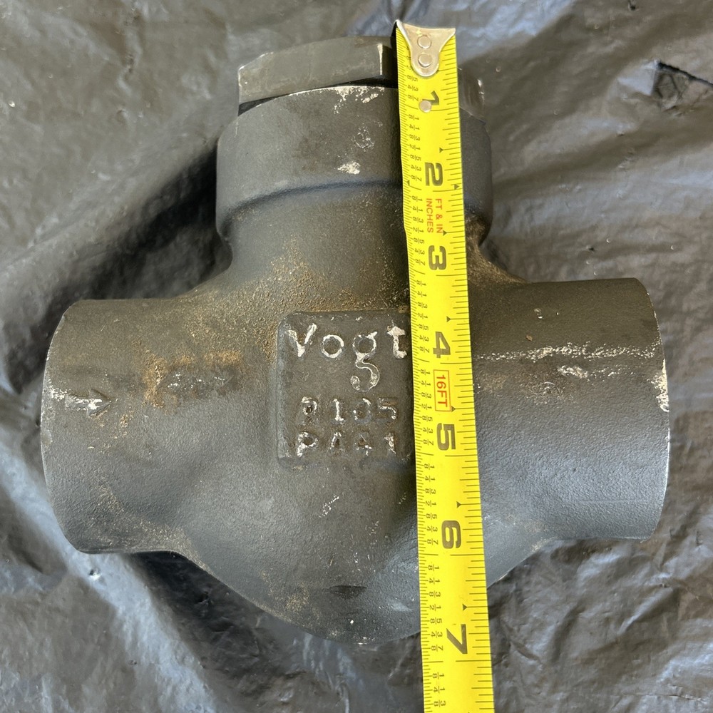1 1/2" VOGT FLOWSERVE 2191 CHECK VALVE THREADED A105 NEW