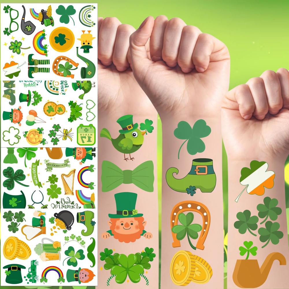 St Patricks Temporary Tattoos Day Medium, Patrick