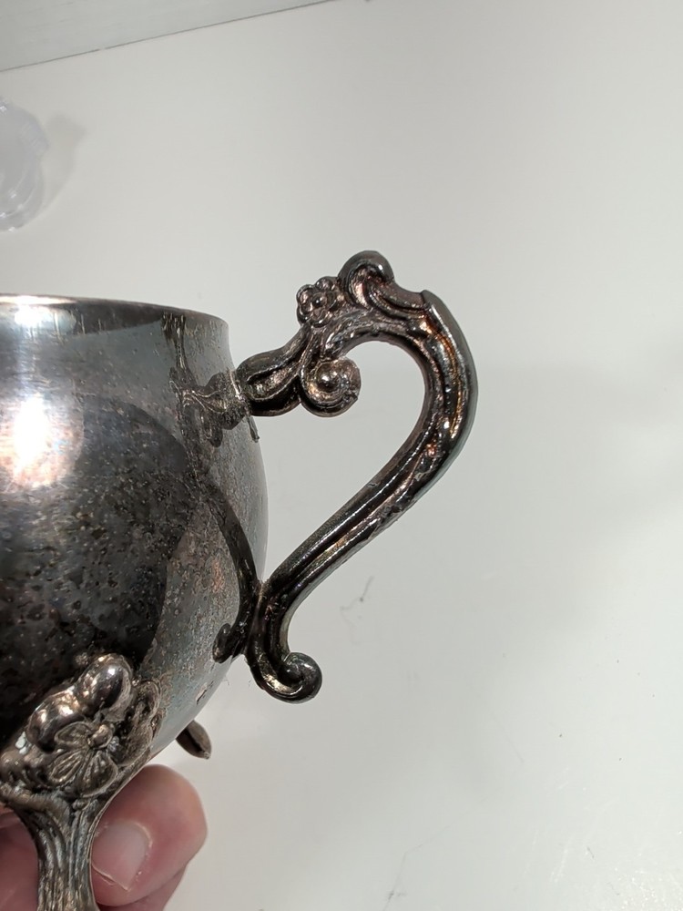 Leonard, Silver Plated,footed Sugar Bowl