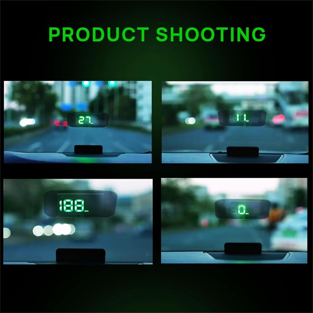 Universal Car GPS HUD Head Up Display Digital Speedometer USB Plug & Play Mph