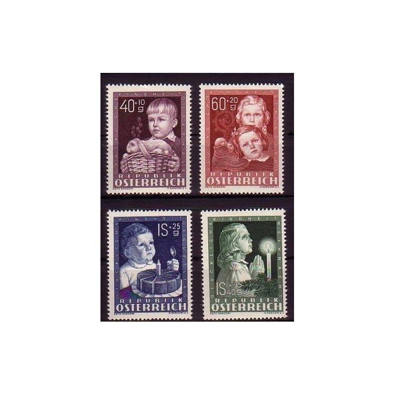 Austria 1949, Mich. No.: 929-932 **