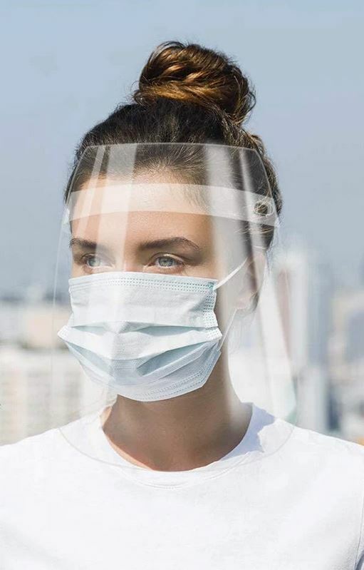 Protective Face Shield with Flip-Up Design by LG Protective Wearables