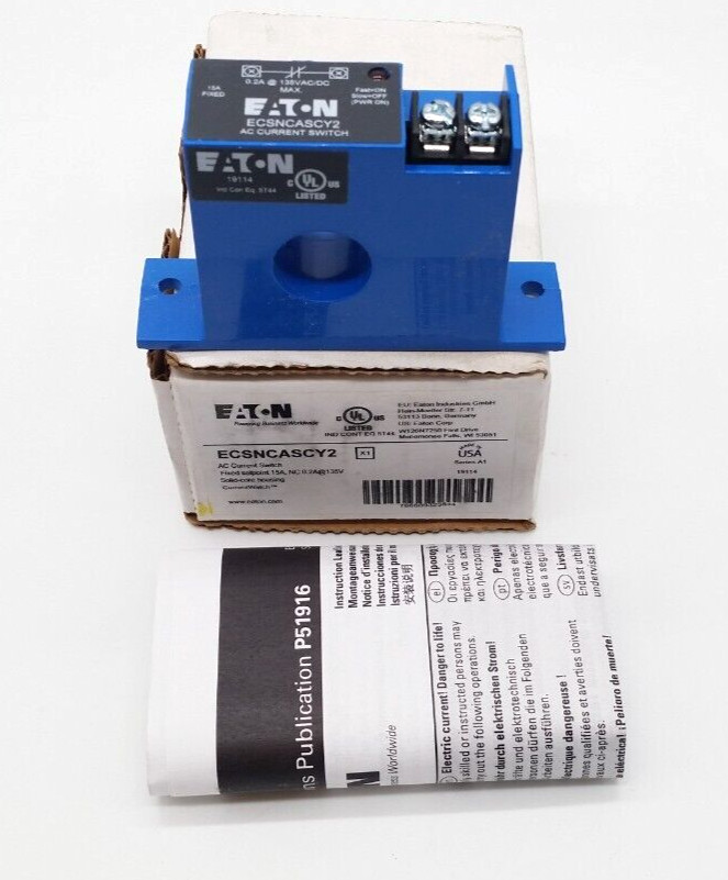 Eaton ECSNCASCY2 AC Current Switch