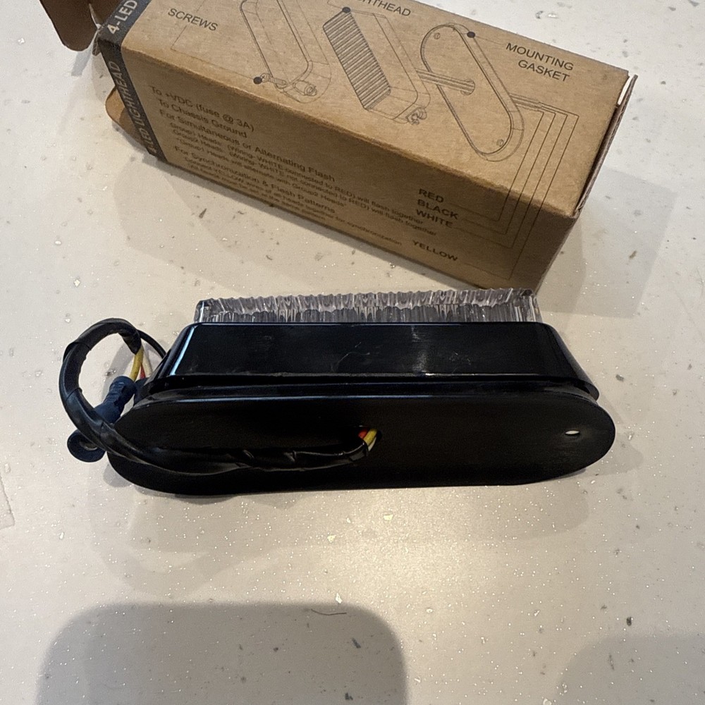 RSG 4 LED Lighthead Module, LED-314-01 4-LED LIGHTHEAD RED BLUE BLACK