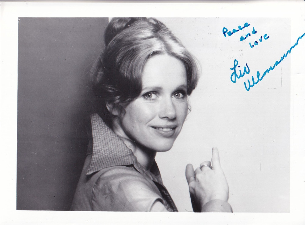 Liv Ullmann - original signed photo
