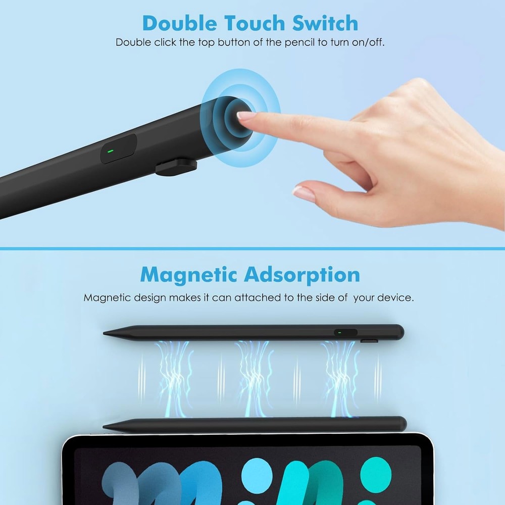 For iPhone 17/Pro/Max/Air - Active Digital Display Stylus Touch Pen Capacitive