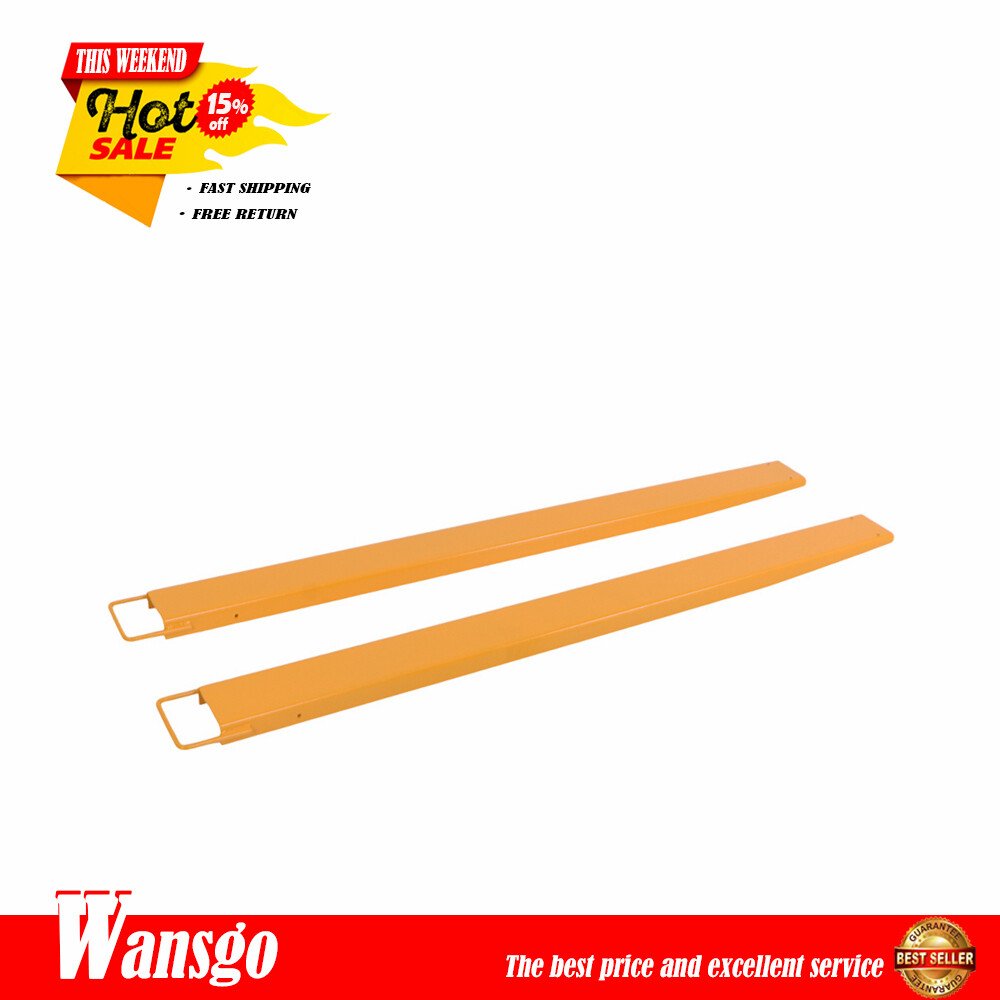 Forklift Extensions 72''*4.5" Heavy Duty Steel Pallet Fork Extensions