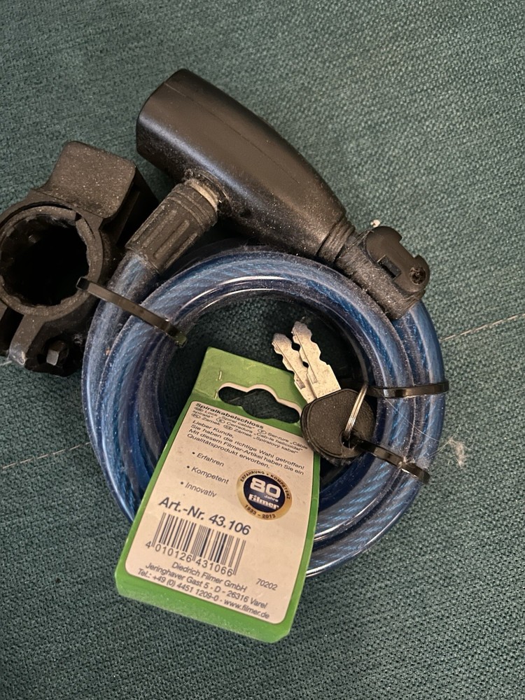 spiral cable lock