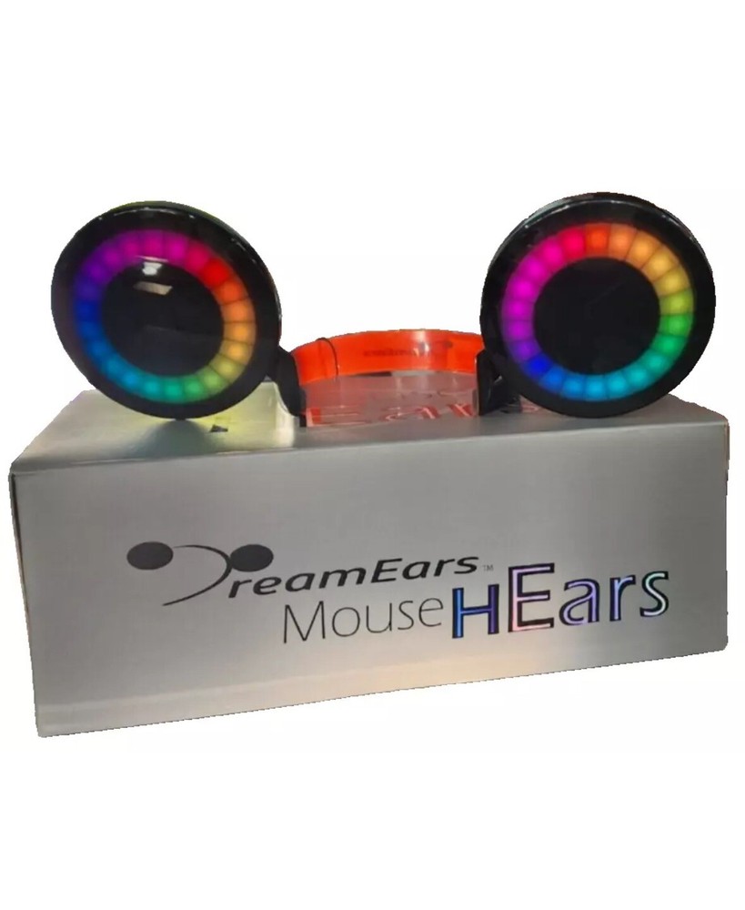 DreamEars Mouse Hears-Theme Park Mouse Ears, Sound Activated LED, Light Up ✨
