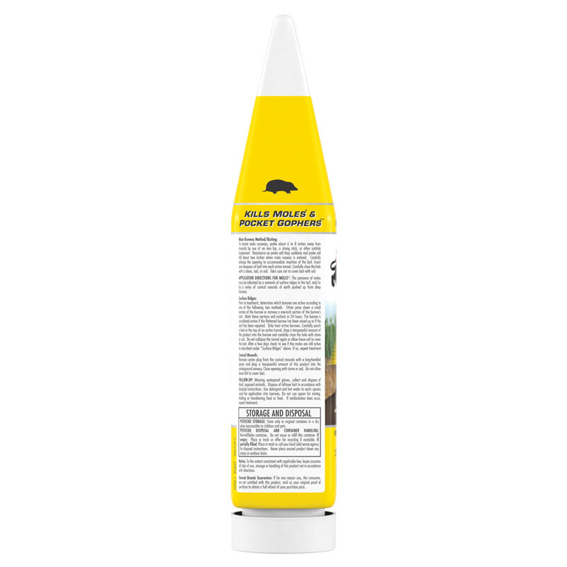 Tomcat 0372210 Mole and Gopher Bait, Garlic, Dark Gray