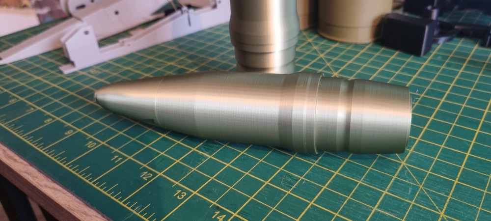 Replica  Bofors L60 Projectile shell 3D printed Plastic